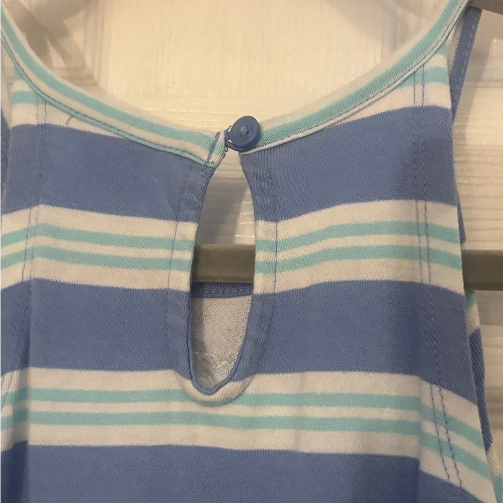 Gymboree Blue and White Striped Cotton Maxi